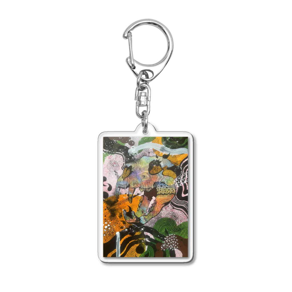 IS BONE YUのlion Acrylic Key Chain