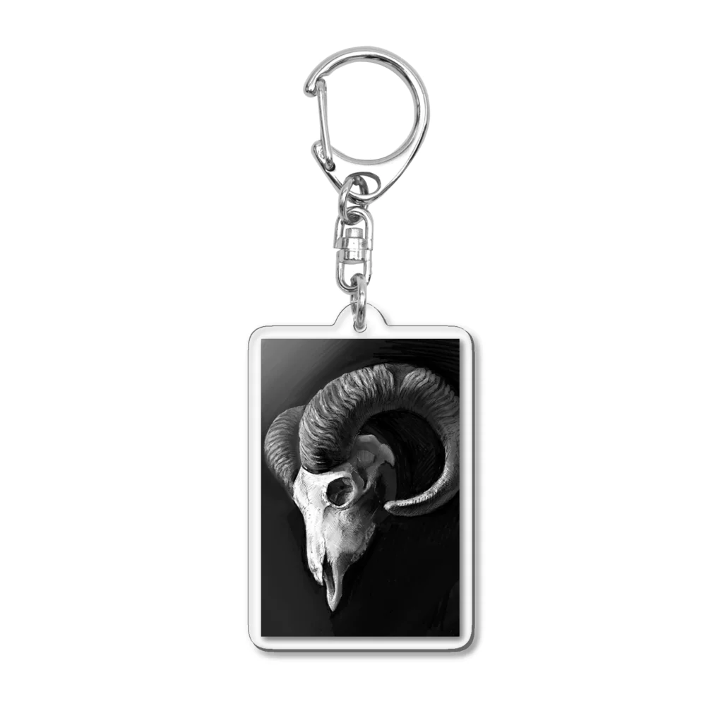 IS BONE YUのgoat Acrylic Key Chain