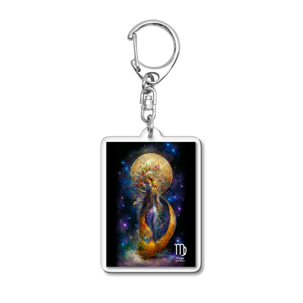 フォアネイル開運ショップの乙女座（Virgo） Acrylic Key Chain