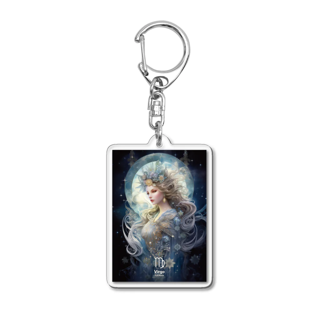 フォアネイル開運ショップの乙女座（Virgo） Acrylic Key Chain