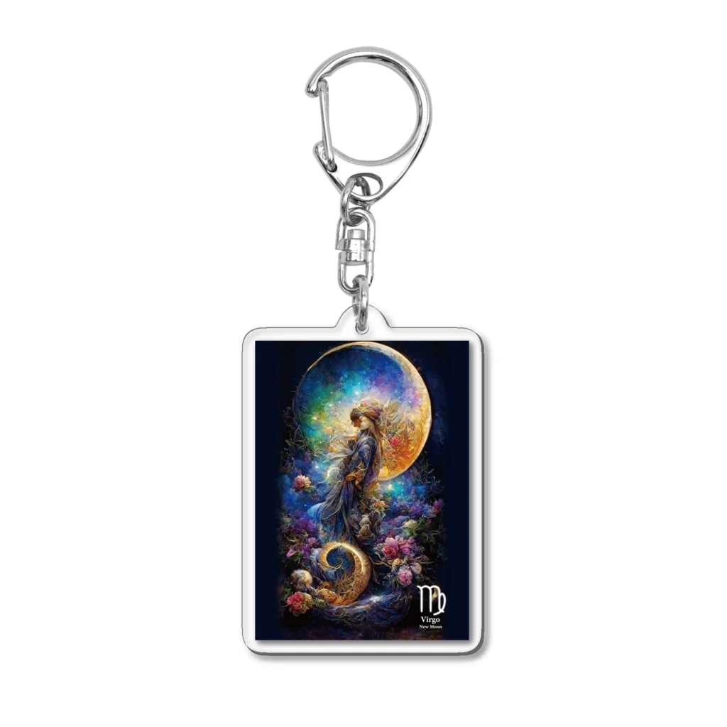 フォアネイル開運ショップの乙女座（Virgo） Acrylic Key Chain