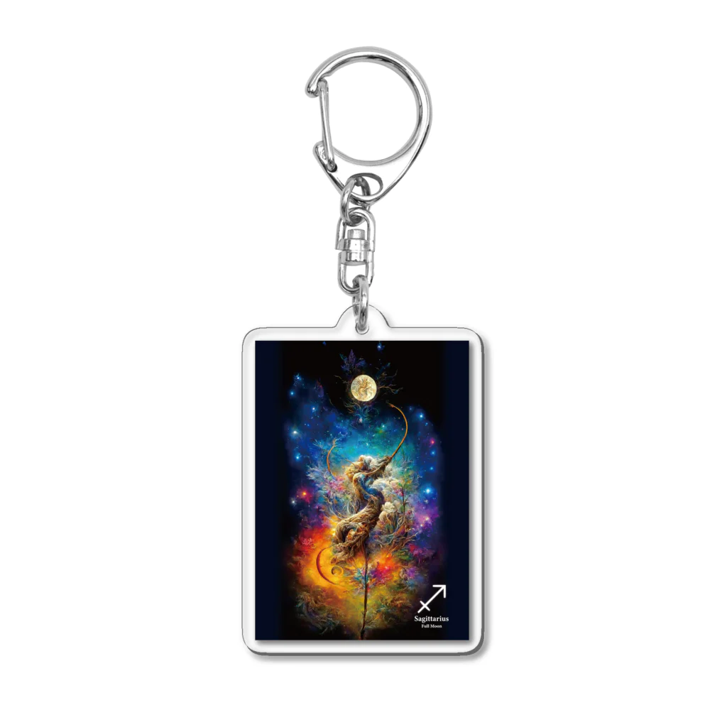 フォアネイル開運ショップの射手座（Sagittarius） Acrylic Key Chain