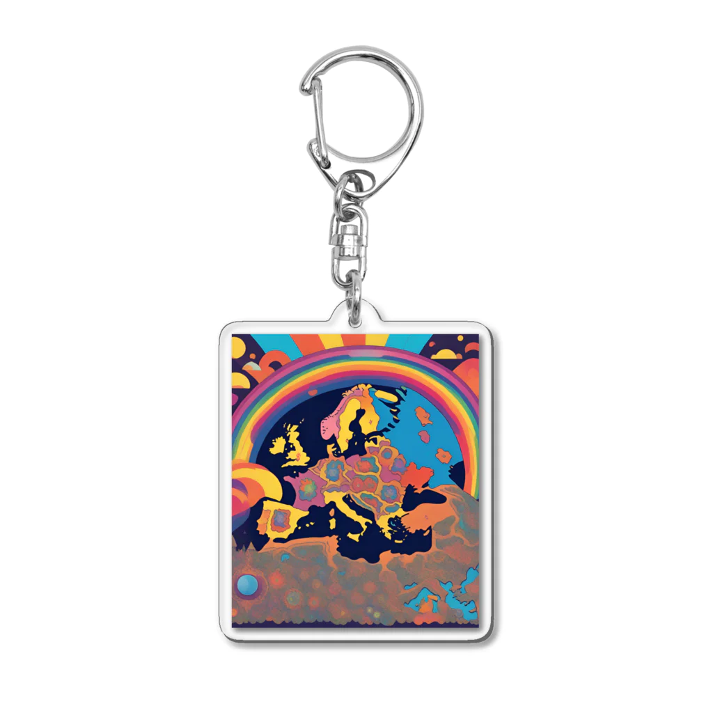 Unique ExistenceのEurope Acrylic Key Chain