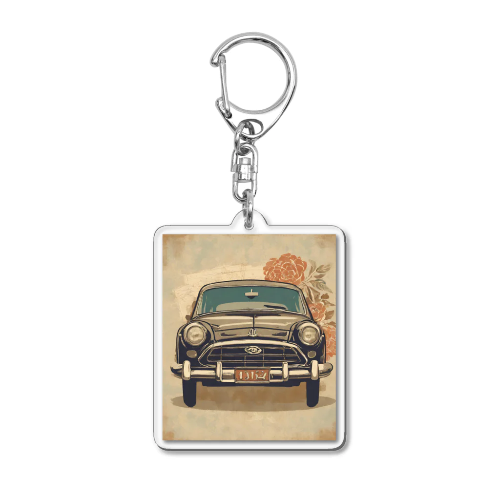 Unique ExistenceのVintage car2 アクリルキーホルダー