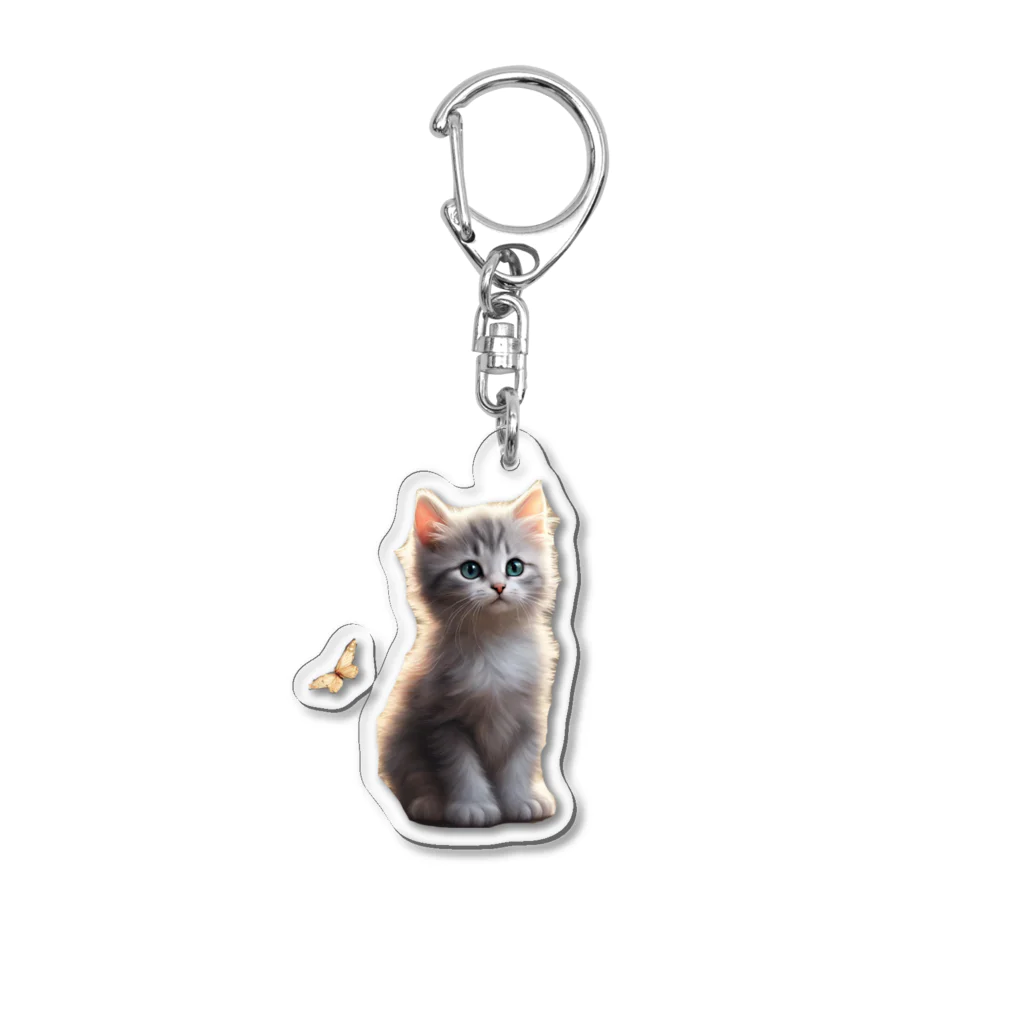 LuuuNのにゃんこ猫 Acrylic Key Chain