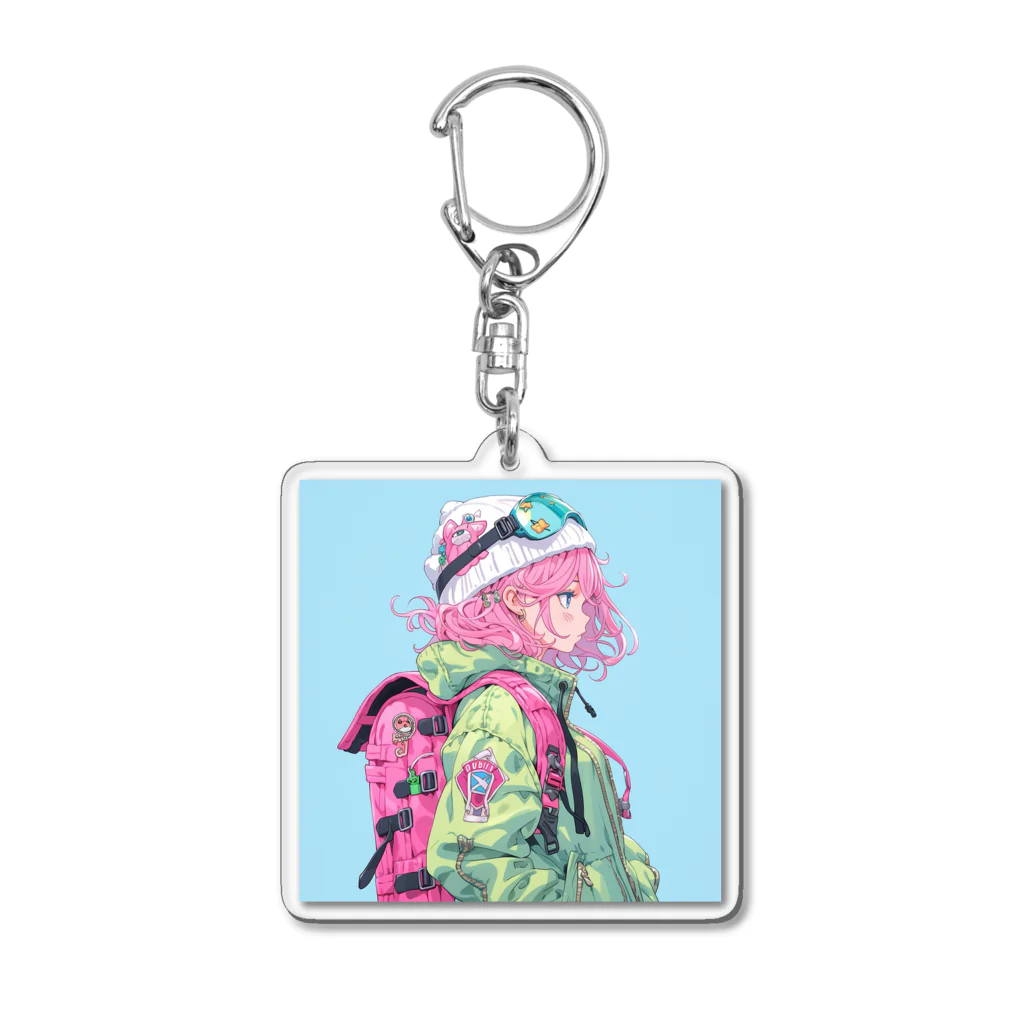 ぶーたんのポップ・スプラッシュ Acrylic Key Chain