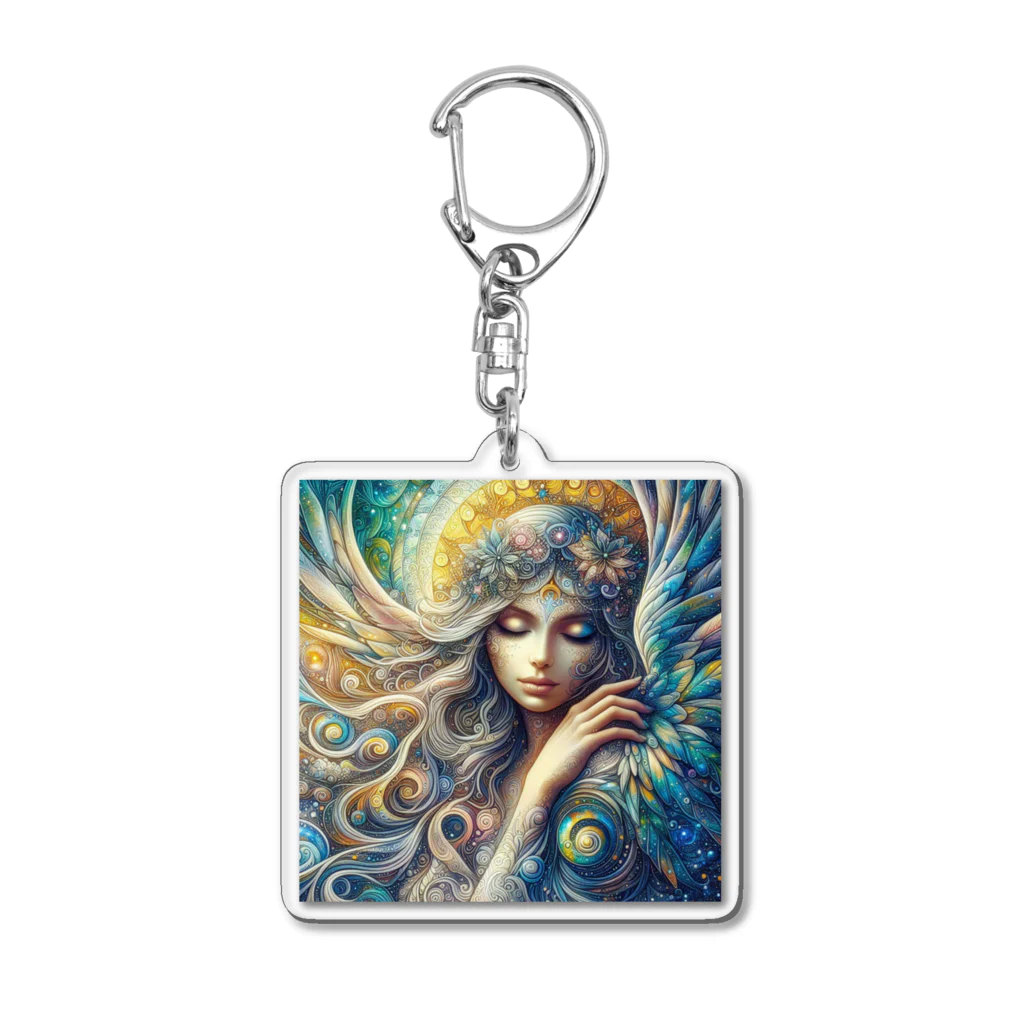 momoart8888の天使👼💖　エンジェル  Acrylic Key Chain