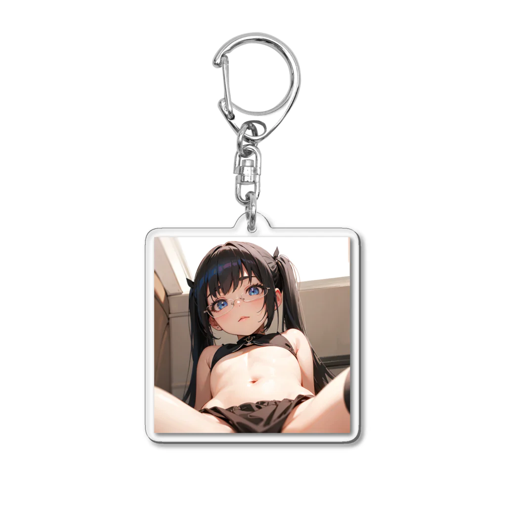 美少女学院の黒髪幼女　美鈴ちゃん Acrylic Key Chain