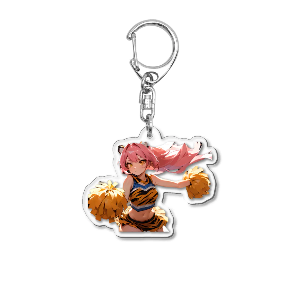 yu_uyふろんてぃあのTORA GIRLS Acrylic Key Chain