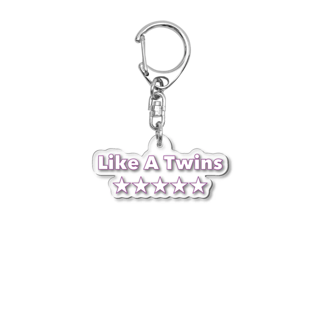 MINIMAL CELEBRITYのライクアツインズ・オリジナルアイテム Acrylic Key Chain