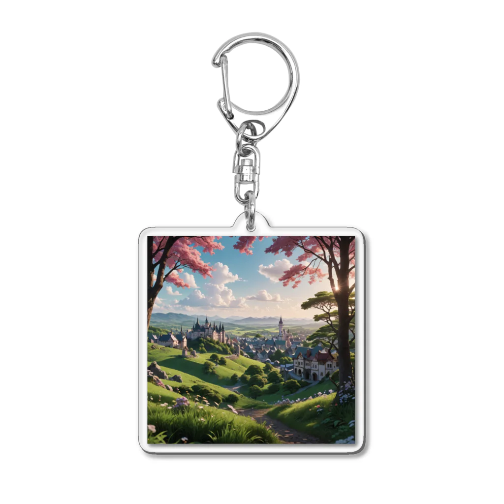 Mitsugosiの異世界の風景 Acrylic Key Chain