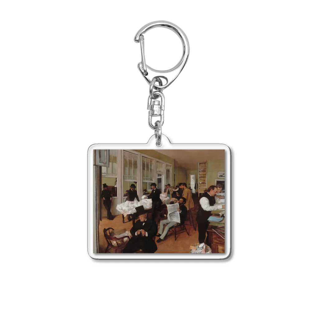 世界美術商店のニューオーリンズの綿花取引所 / A Cotton Office in New Orleans Acrylic Key Chain