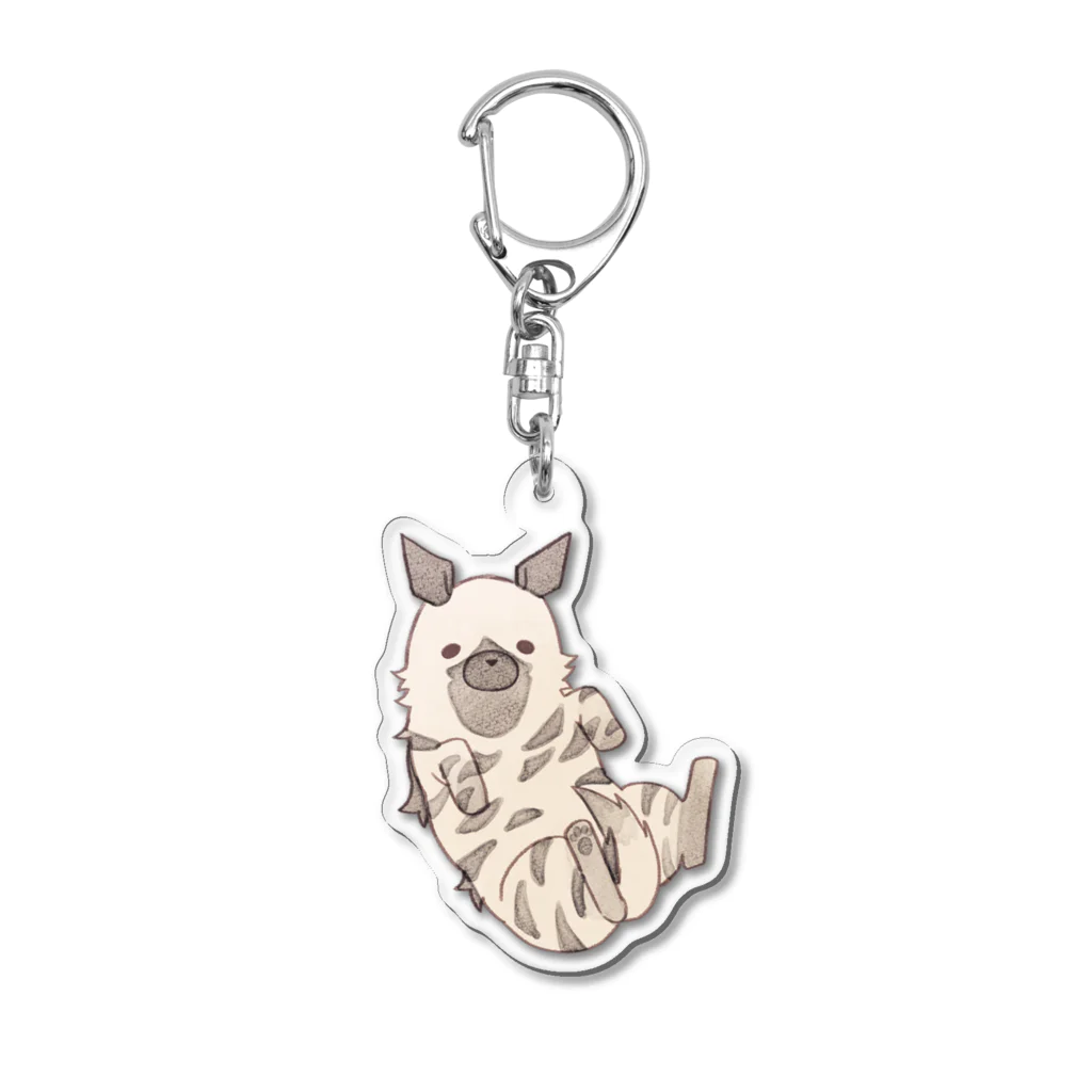 toriten屋のシマハイエナさん Acrylic Key Chain