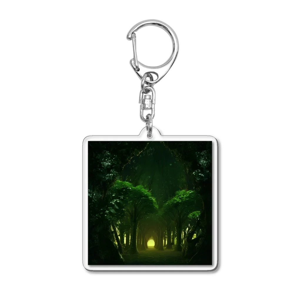 million-mindの異世界へと続く森 Acrylic Key Chain