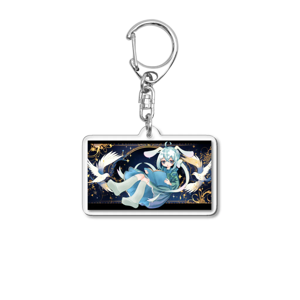 星野 花月⭐️🌙@新人Vtuverのうさぎとえほん Acrylic Key Chain