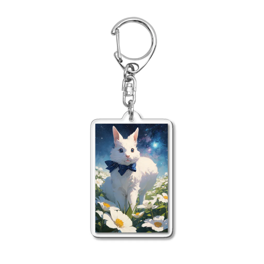 ワークショップ Artemisのスターライトウサギ Acrylic Key Chain