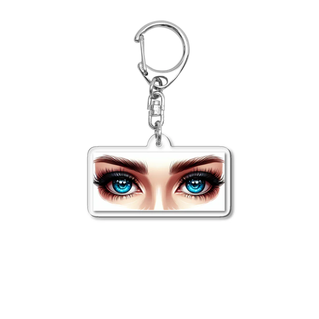 yielanggo007の美人の瞳 Acrylic Key Chain