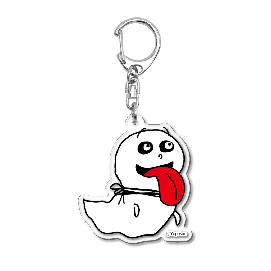 Yapokonのはらぺこおばけヤポコンシリーズ（ロゴなし） Acrylic Key Chain