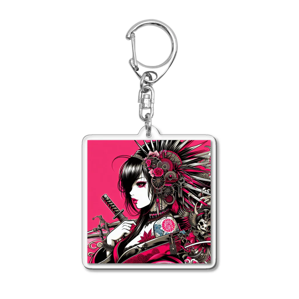 悪魔キャンディの美女の反逆者 Acrylic Key Chain