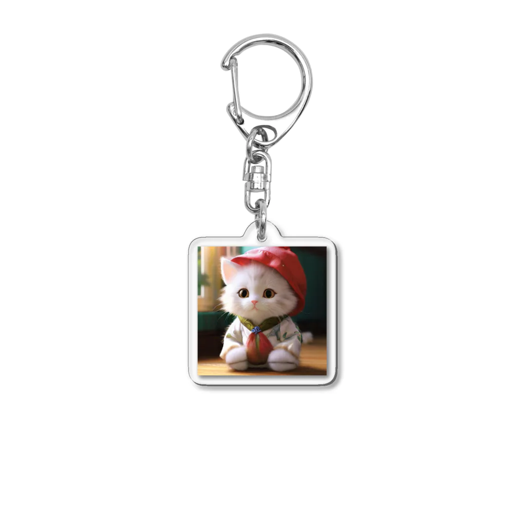 skapon256のもふもふ猫ちゃん Acrylic Key Chain