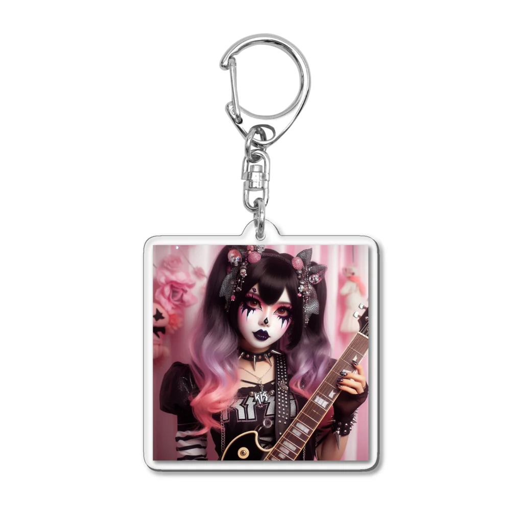 悪魔キャンディの「闇夜のギターヒロイン」 Acrylic Key Chain