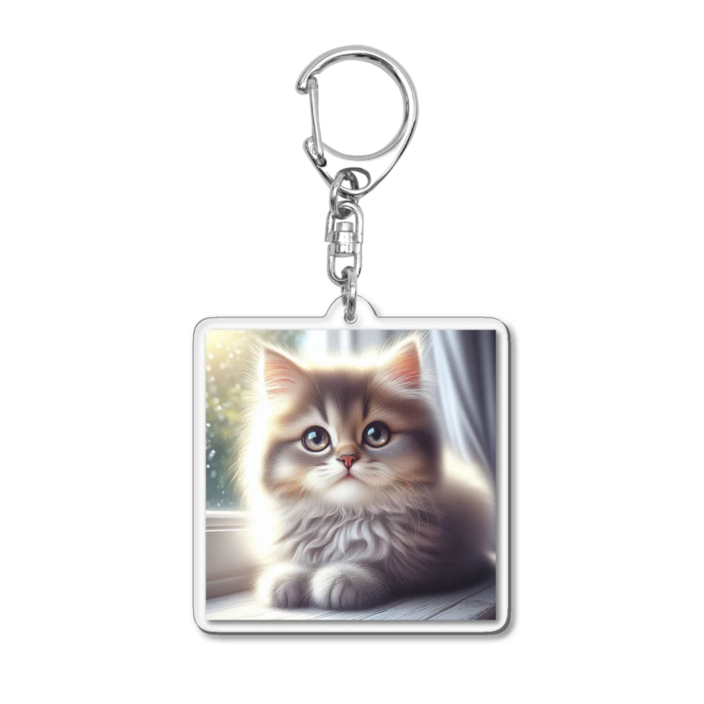 harumama04の子猫のキャラクターグッズです。 Acrylic Key Chain