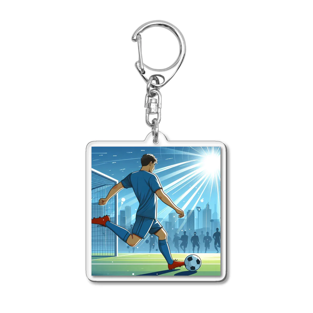 GUNSUNのサッカー Acrylic Key Chain