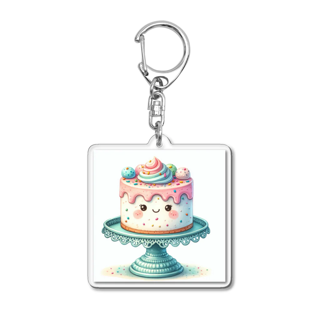 カノンとアヤネの可愛いケーキちゃん Acrylic Key Chain