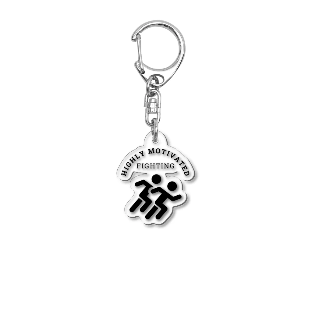 CHIBE86の運動会や競技用♡やる気十分、頑張る！頑張ろう！ Acrylic Key Chain