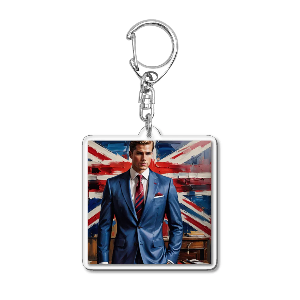 potepokeの"London's finest craftsmanship" Acrylic Key Chain