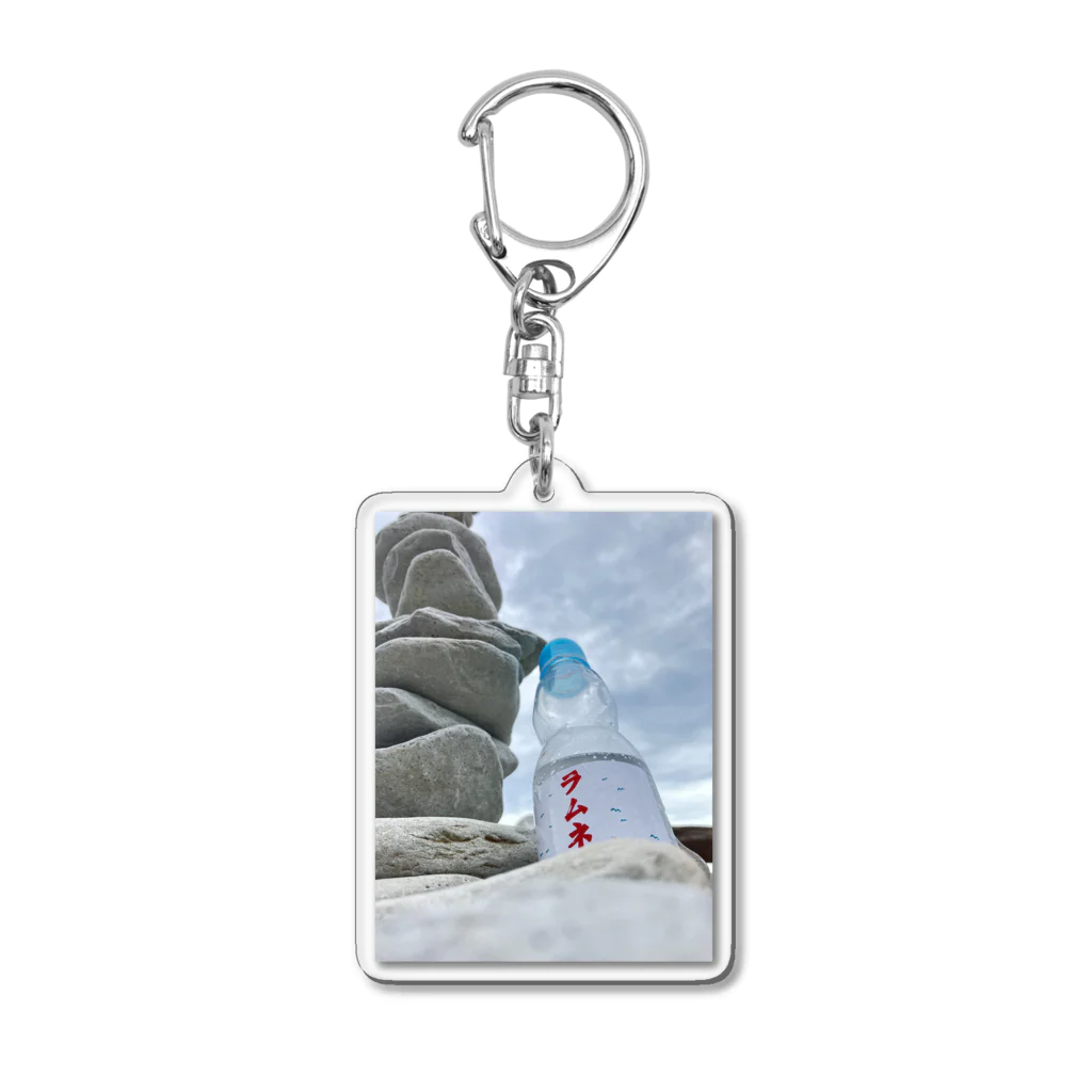 Nekoneko_fox56の浄土ヶ浜のラムネ Acrylic Key Chain