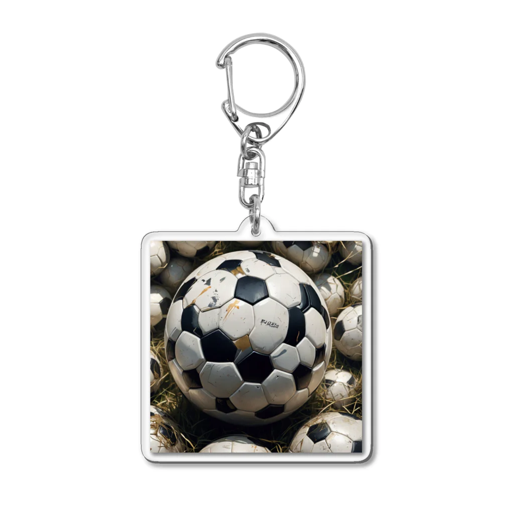 ツッキー★のサッカーボール Acrylic Key Chain