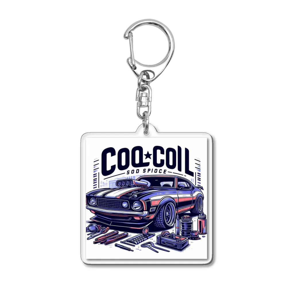 aki-hiro130のイカしてる🚗 Acrylic Key Chain