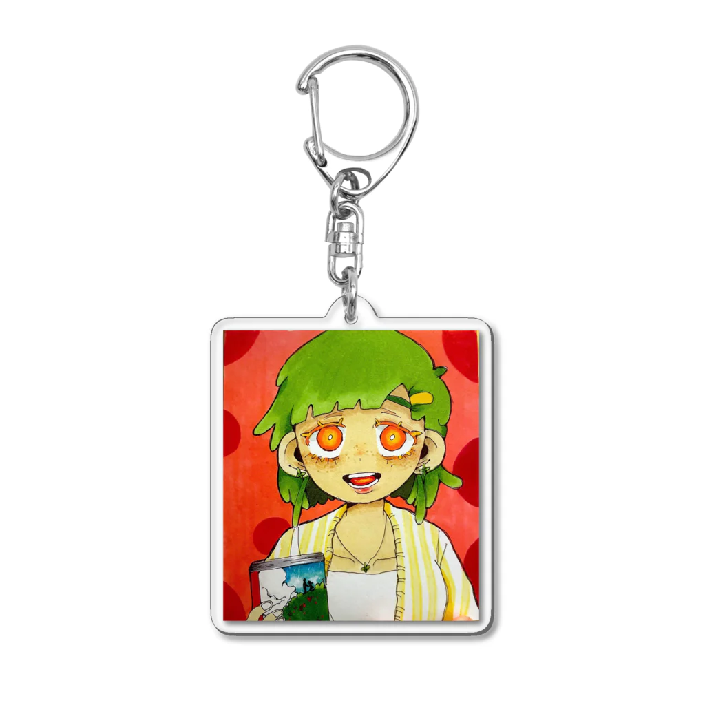 クリサンセマムの文学少女 Acrylic Key Chain