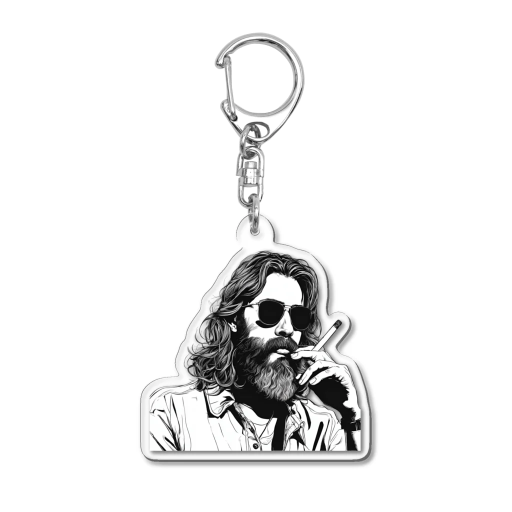 Minimal Museのスモーキングダンディ Acrylic Key Chain