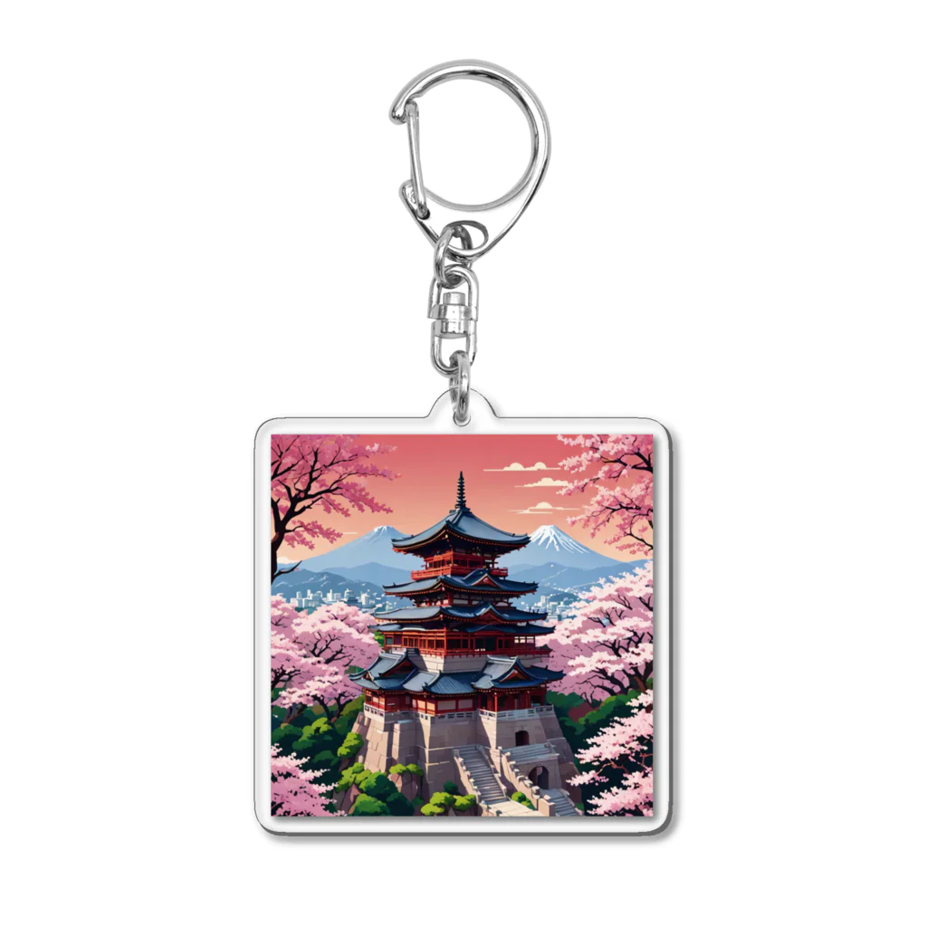 nighteggの清水寺 Acrylic Key Chain