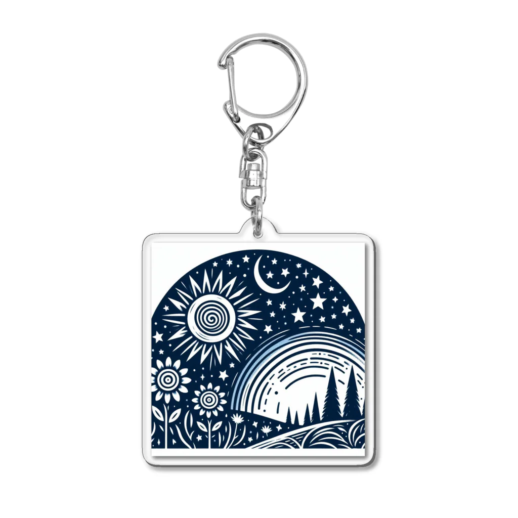 KAKOの真夏の夜 Acrylic Key Chain