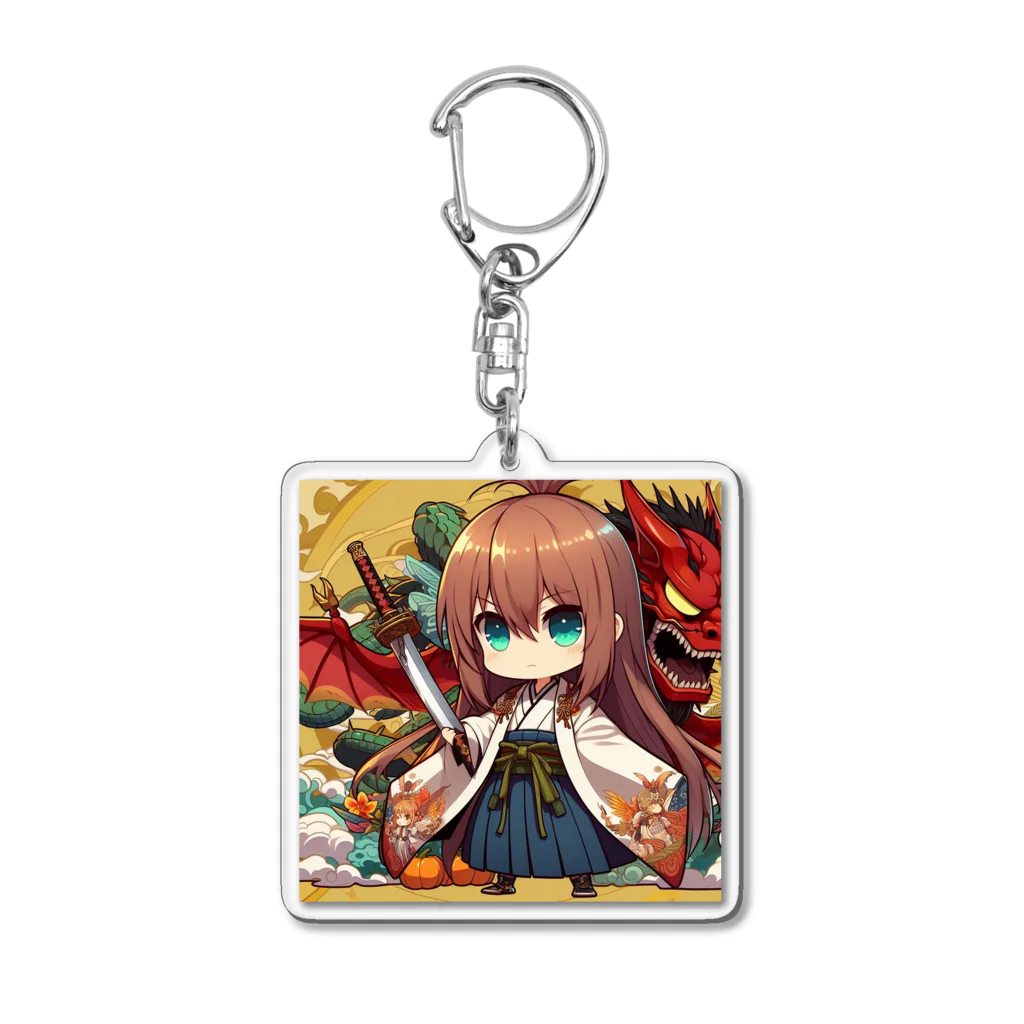 klkの武士 Acrylic Key Chain