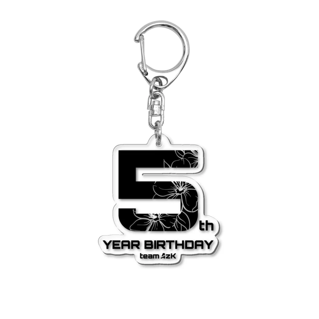 AzK_official shopの5th YEAR BIRTHDAY 5周年記念 Acrylic Key Chain