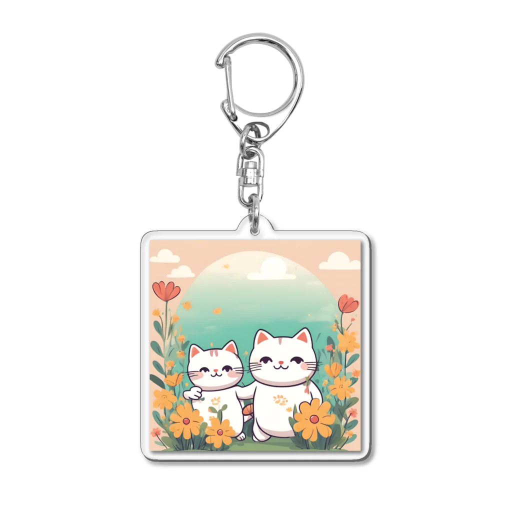 癒しの部屋🐾໒꒱のCutie cat❤︎ Acrylic Key Chain