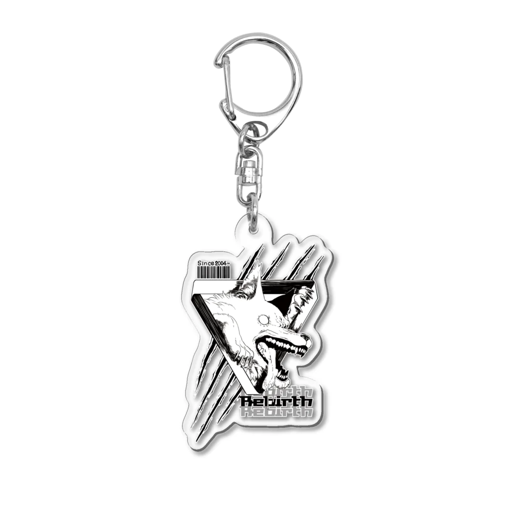 Rebirth－グッツショップ－の犬の柄のアイテム Acrylic Key Chain