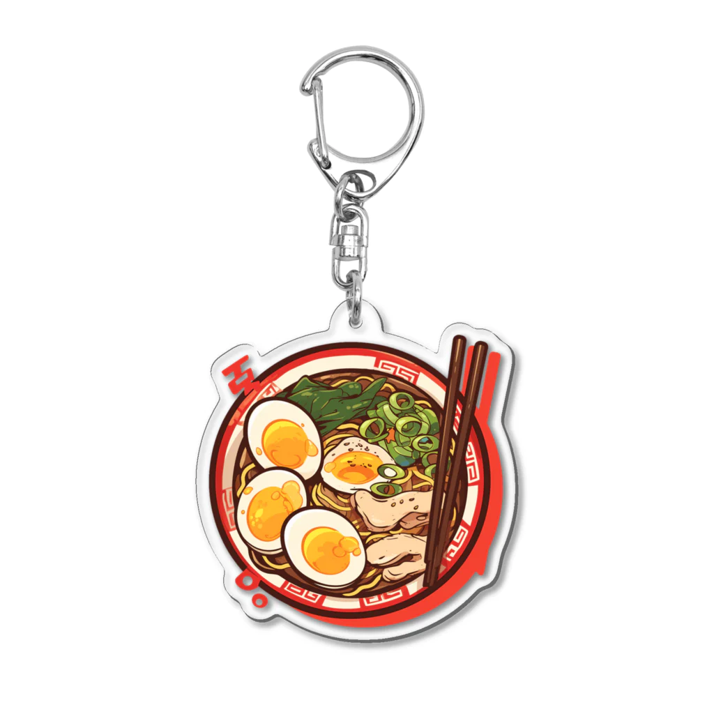 みっきりのお店のラーメン好きの証 Acrylic Key Chain