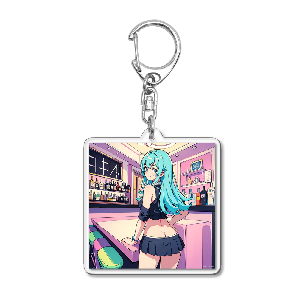 yozoraniyumeoの魔法バーテンダー少女 Acrylic Key Chain