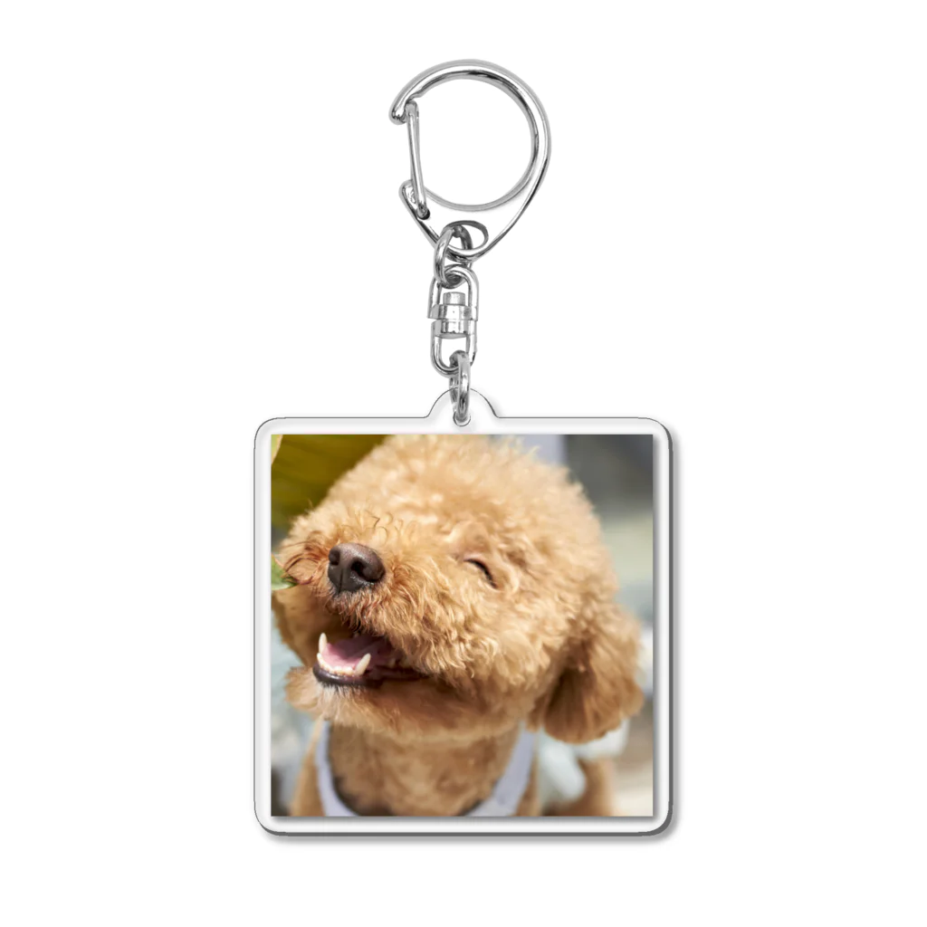 あすたんしょっぷのにっこにこわんわん Acrylic Key Chain