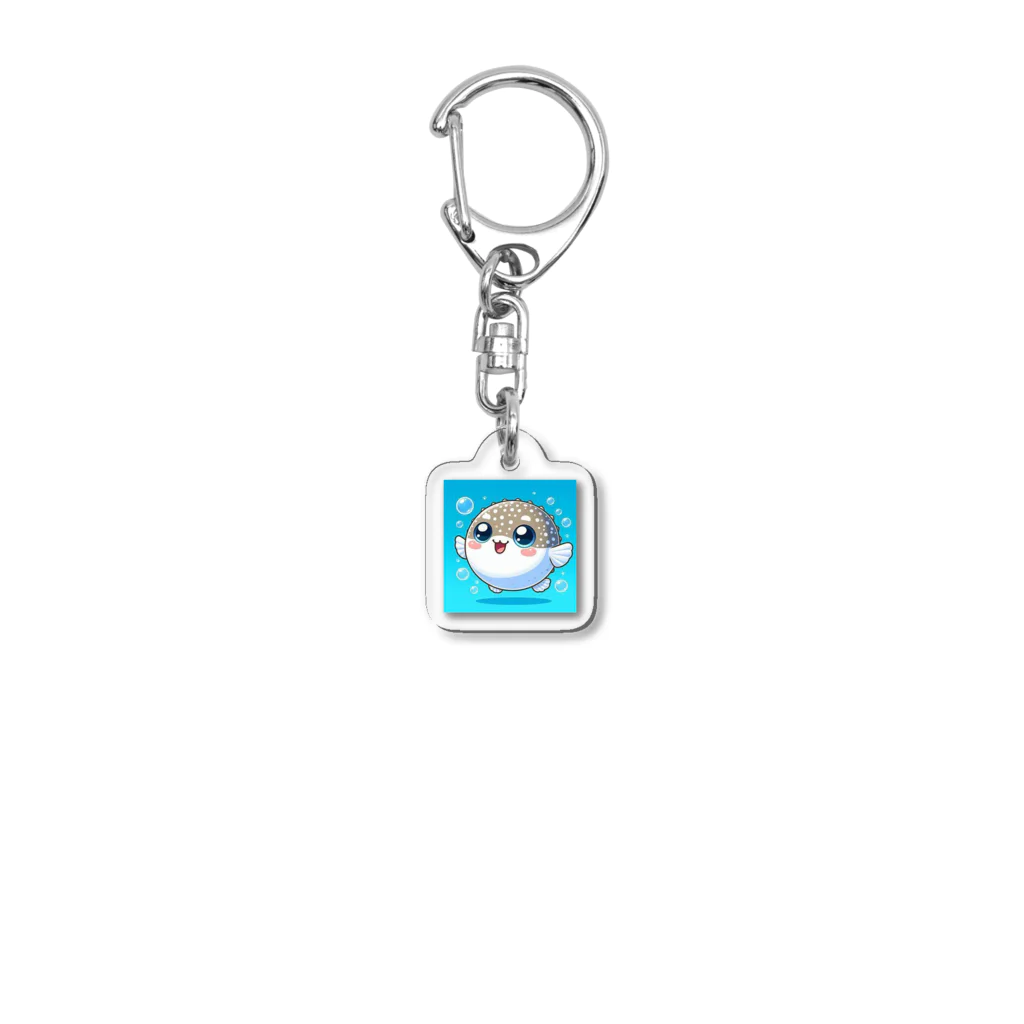 マサマサのふぐくん Acrylic Key Chain