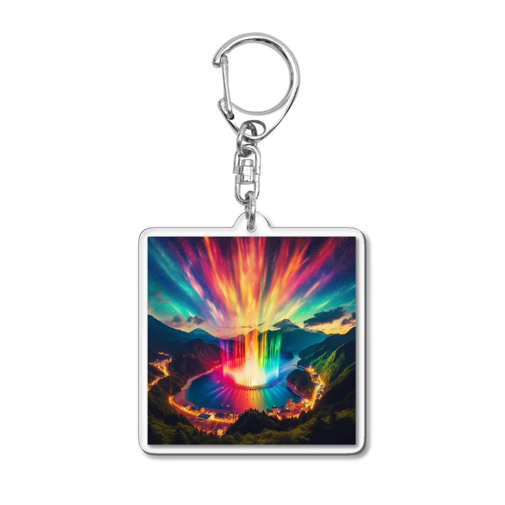 ir700の虹の風 Acrylic Key Chain