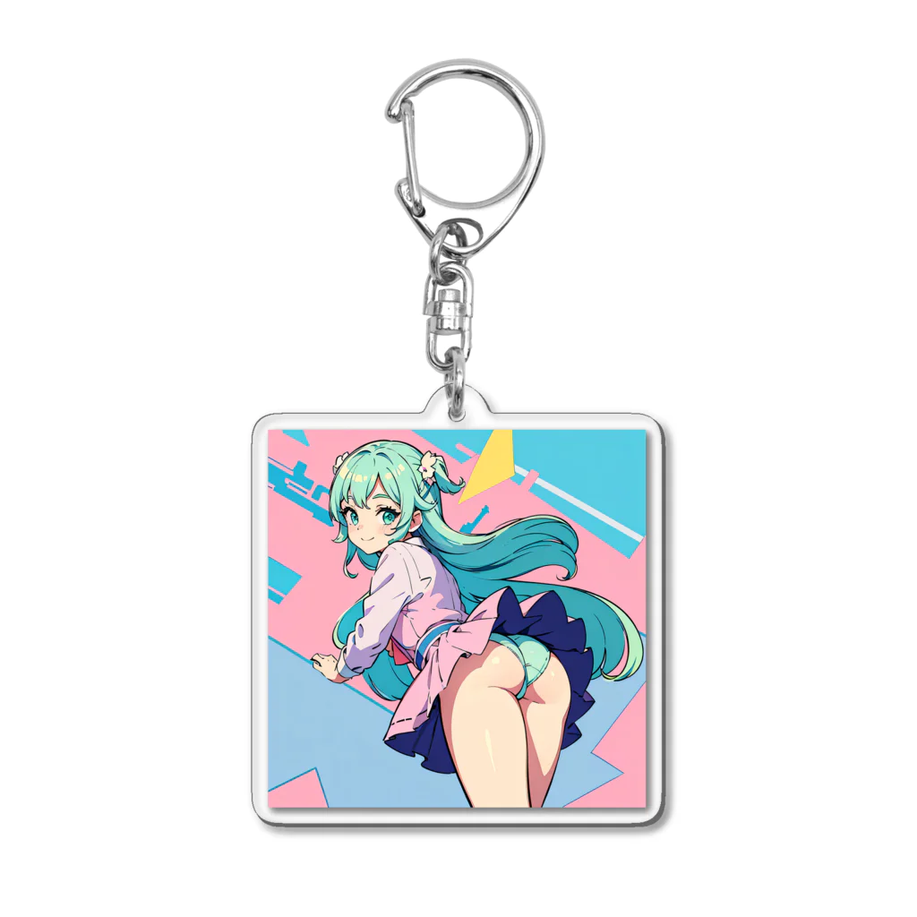 yozoraniyumeoの魔法女子中学少女 Acrylic Key Chain