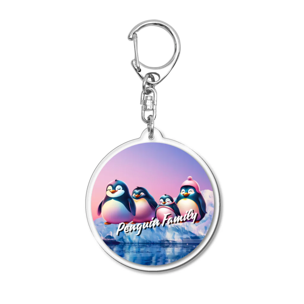 ふわふわファミリーのPenguin Family② Acrylic Key Chain