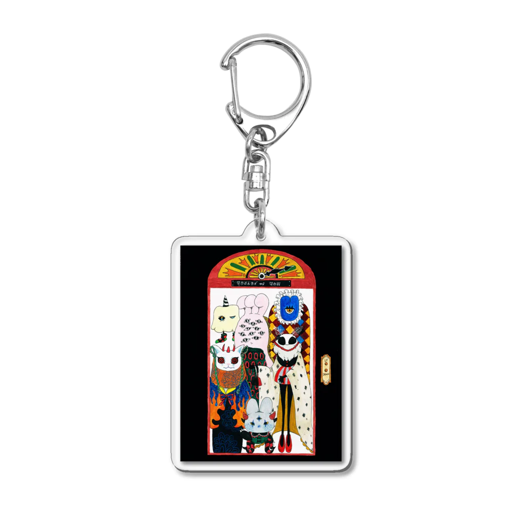 ねむり うか.｡oOのHeaven or Hell Acrylic Key Chain