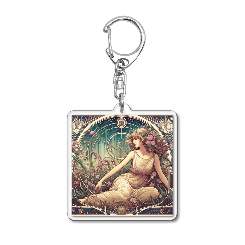 Sunlit Horizonの星めぐり《Virgo・乙女座》 Acrylic Key Chain